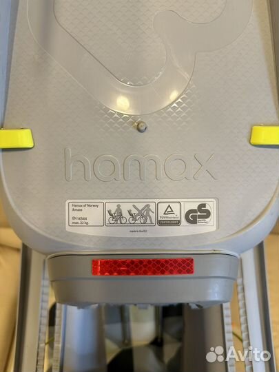 Велокресло детское Hamax