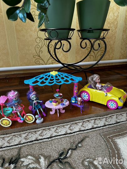 Куклы enchantimals. Кабриолет для barbie