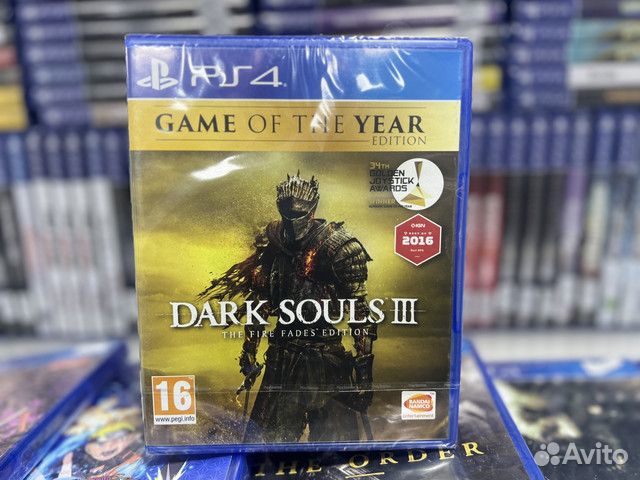 Диск PS4 Dark Souls 3 goty / Новый