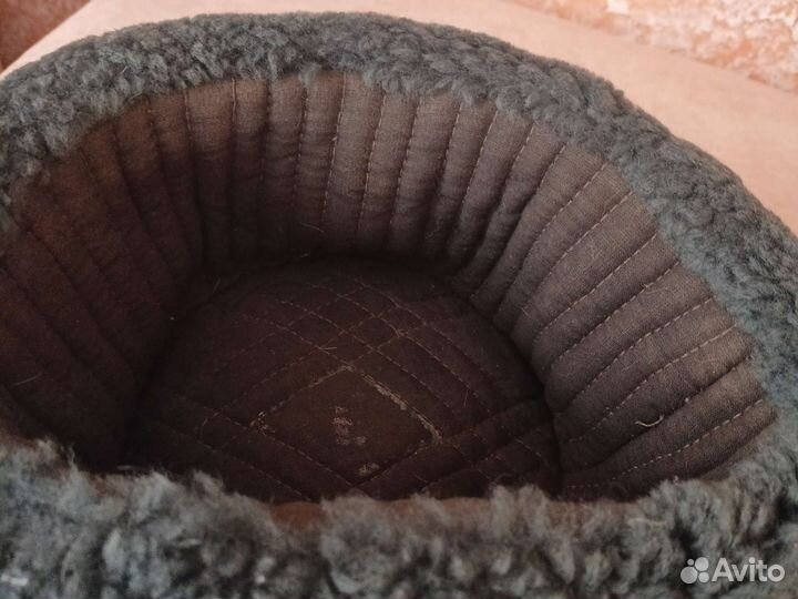 Шапка ушанка натуральный мех 56