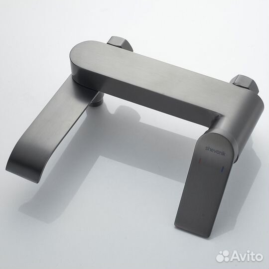 Смеситель для ванны Shevanik S4102T, оружейная ст