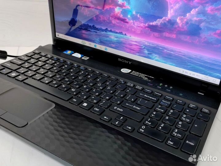 Домашний Ноутбук SSD windows 10 Intel Sony Обмен