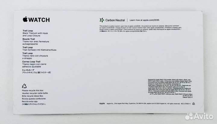 Apple Watch Ultra 2 49mm Black Ti Black TL M/L