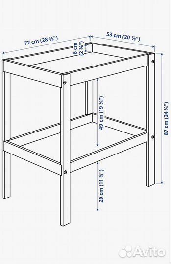Пеленальный столик IKEA