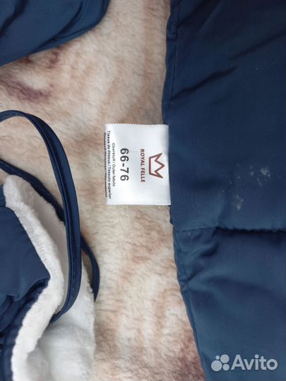 Зимний комбинезон для мальчика 68 74