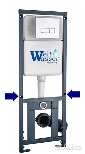 Инсталяция с унитазом welt wasser
