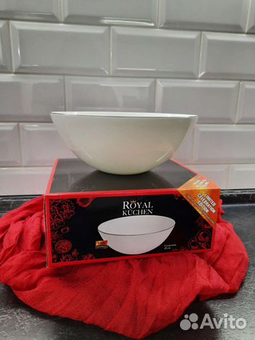 Салатник, тонкий фарфор, royal kuchen jysk IKEA