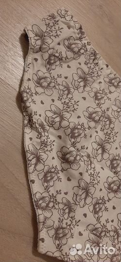 Трусы белые в цветочек Новые 42-44