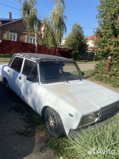 ВАЗ 2107 1.5 МТ, 2008, битый, 40 000 км