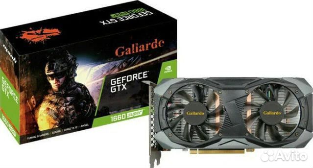 Видеокарта GeForce GTX 1660 Super в коробке новая