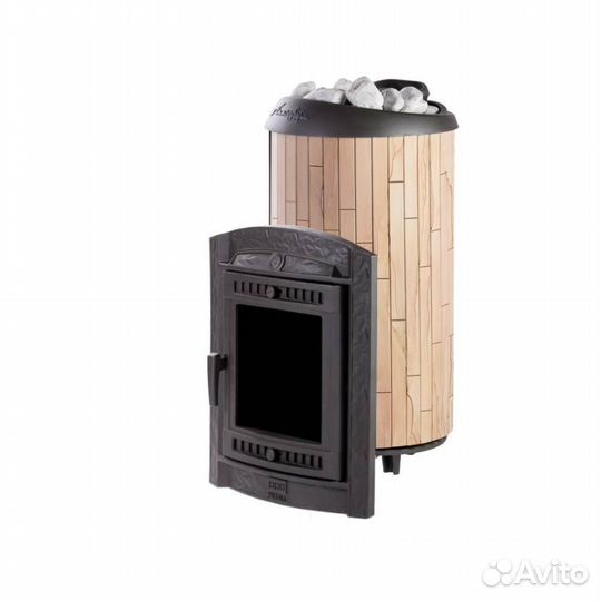Печь Для Бани Атмосфера XL ктт ламели «Окаменевшее