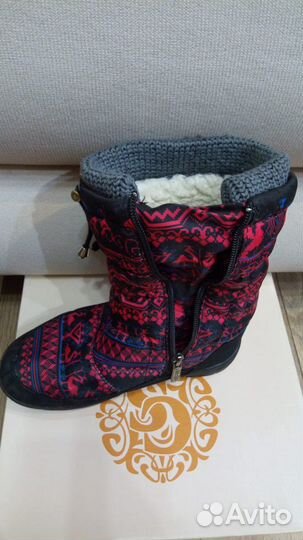 Сапоги зимние для девочки р.34