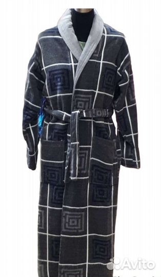 Халат махровый мужской