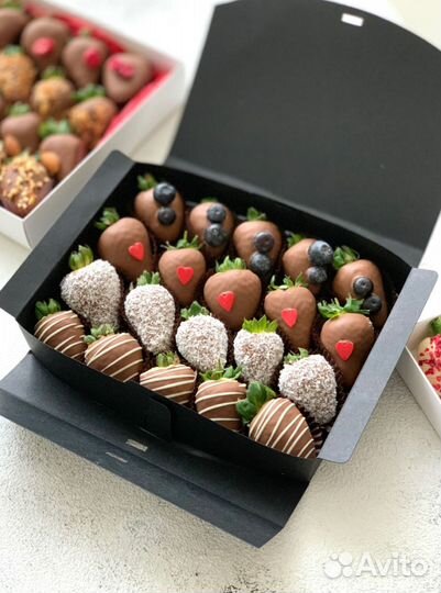 Набор клубники в бельгийском шоколаде
