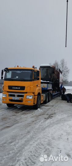 Перевозка техники трал