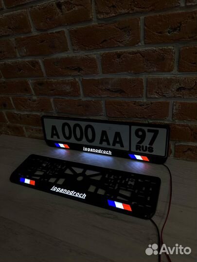 Лед рамки для номеров