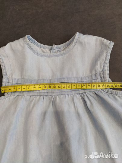Джинсовое платье для девочки 2-3 лет