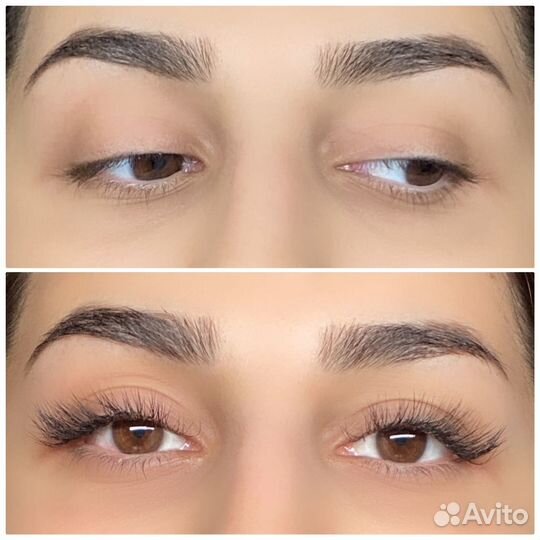 Наращивание ресниц и архитектура бровей