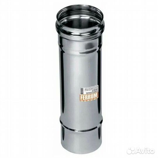 Дымох. труба 0,8мм 200 1,0м Феррум