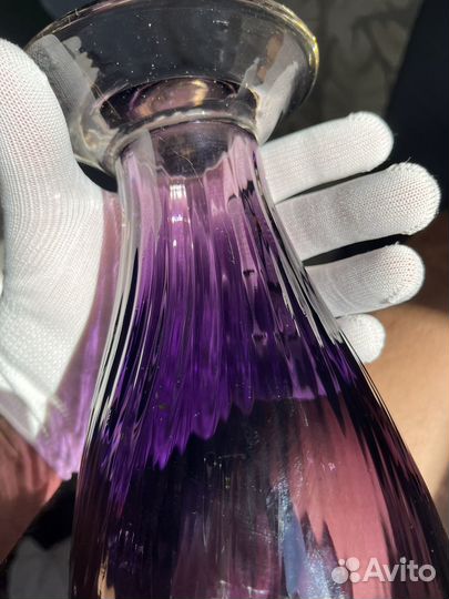 Ваза фиолетовое (марганцевое) стекло