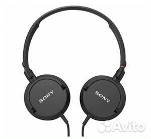 Наушники гарнитура sony MDR-ZX110AP черный