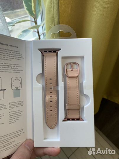 Кожаный ремешок для Apple watch 38-40 mm