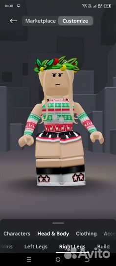Фигурка роблокс с олд вещами
