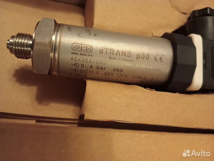 Датчик давления jumo dtrans p30