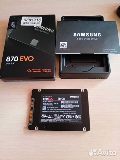 SDD Samsung 870 EVO,250 GB