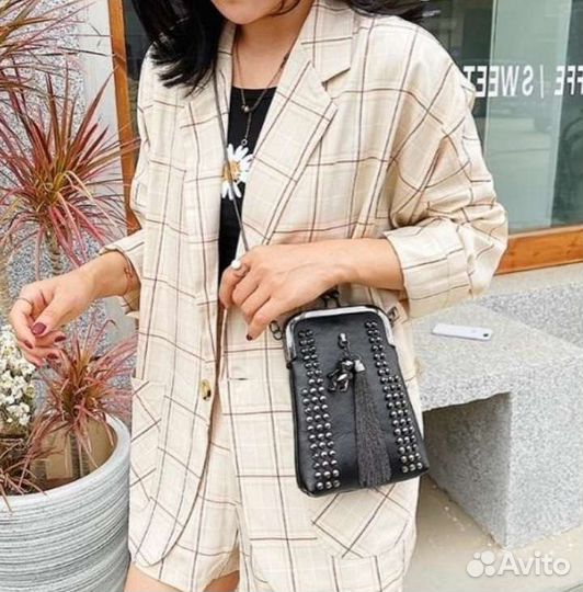 Сумка кошелёк с мишкой Тедди