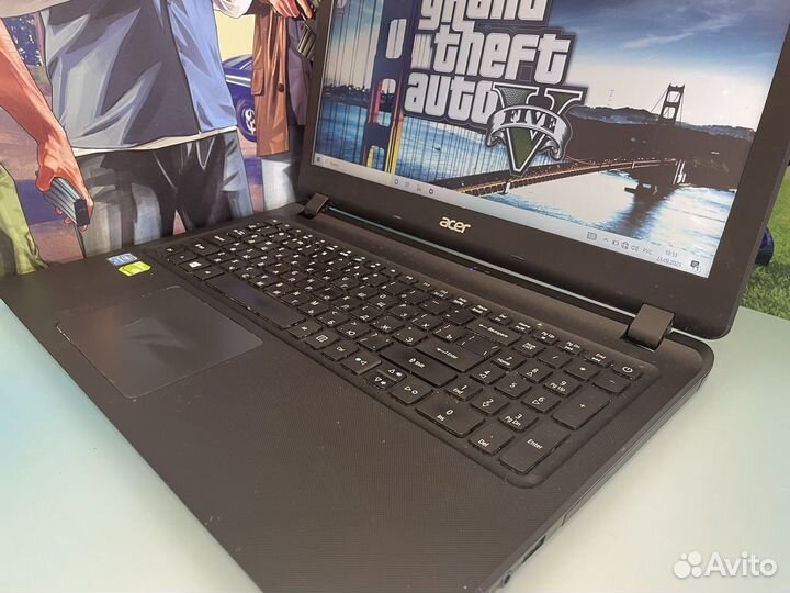 Игровой ноутбук Acer 2видеокарты/8gb/SSD/4 ядра
