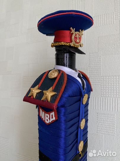 Декоративная сувенирная бутылка пустая