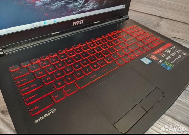 Игровой ноут MSI GTX 1060 6Gb /2.50Ghz/SSD