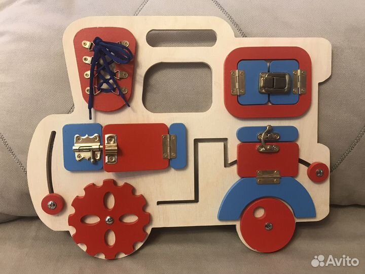 Бизиборд паровозик игрушка для детей