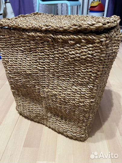 Корзина плетеная для белья zara home