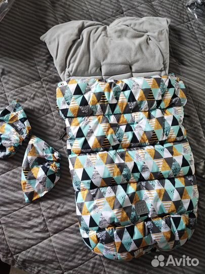 Конверт/накидка на ножки в коляску Топотушки Нильс