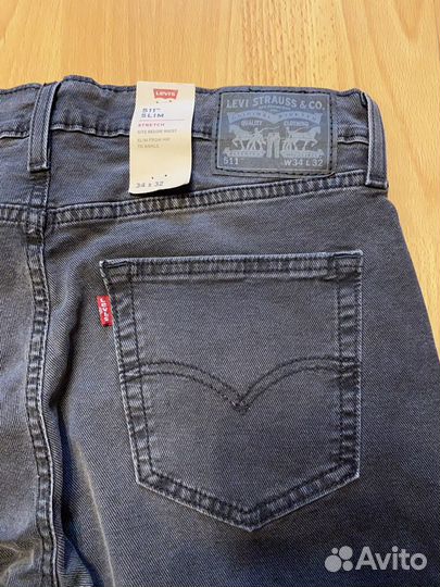 Джинсы Levis 511 Slim Stretch 34/32