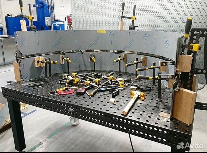 Сварочный 3D стол 1200х800х100 толщиной 6 мм
