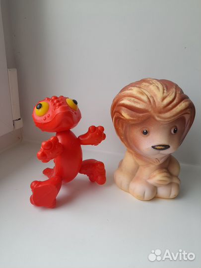 Игрушки СССР винтаж крокодильчик львёнок