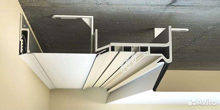 Профиль-гардина для натяжных потолков