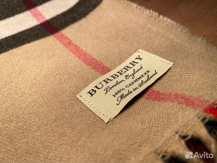 Шарф burberry кашемир