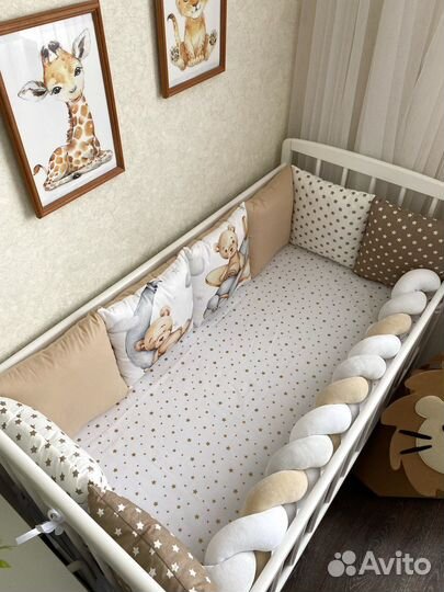 Бортики в детскую кроватку