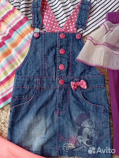 Детские вещи 2 больших пакета на девочку 86-92
