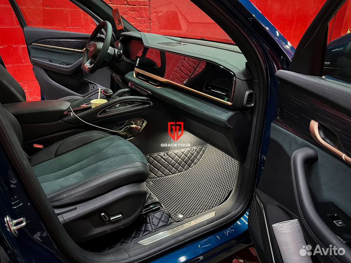 3Д коврики на Geely Monjaro