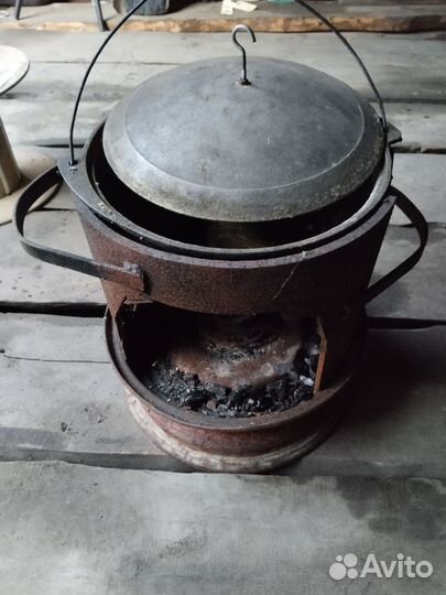 Казан с печкой