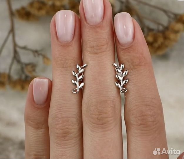 Серебряные серьги