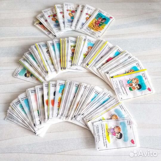 Вкладыши от жвачек love is