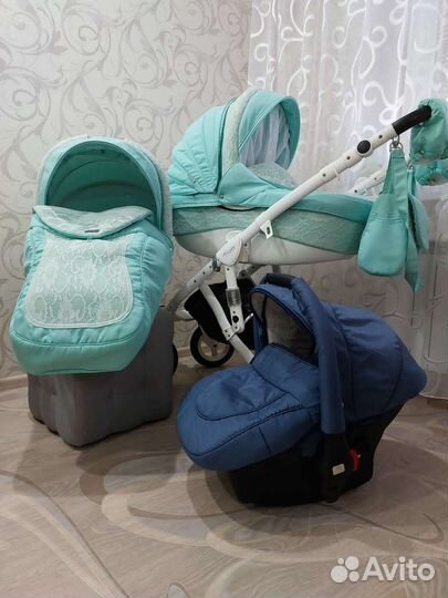 Коляска adamex 3 в 1