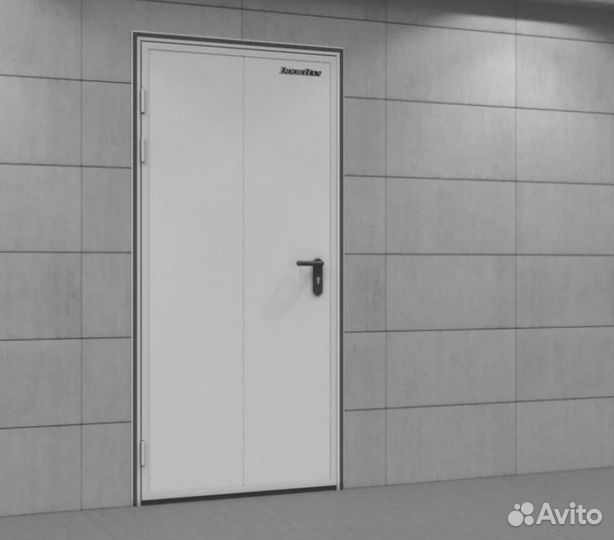 Дверь входная противопожарная алюминий гарант-я
