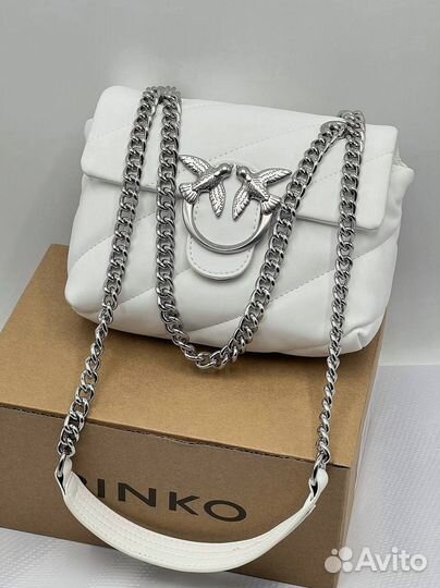 Сумка Pinko puff — премиум, натуральная кожа